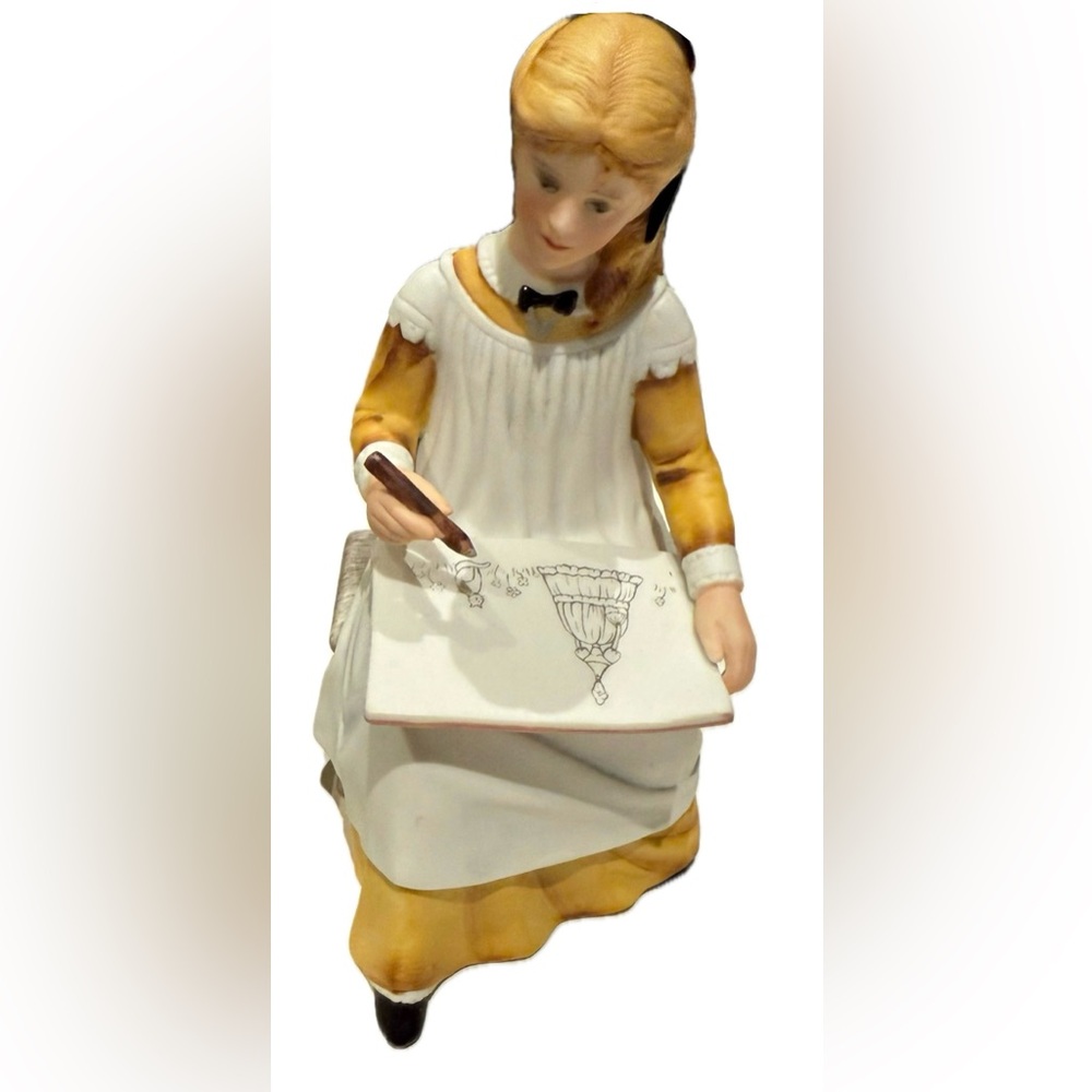 Vintage Little Women Amy 1982 Franklin Figurine